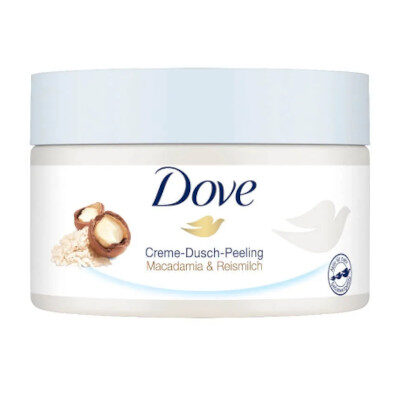 Dove Creme Dusch Peeling Macadamia & Reismilch