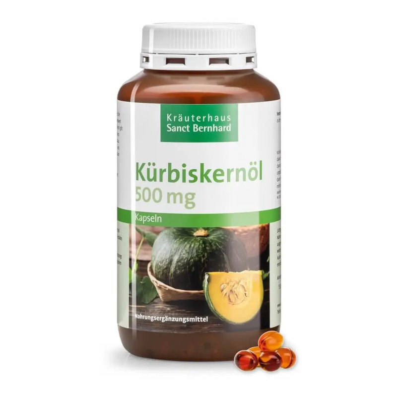 Sanct Bernhard Kurbiskernol 500mg
